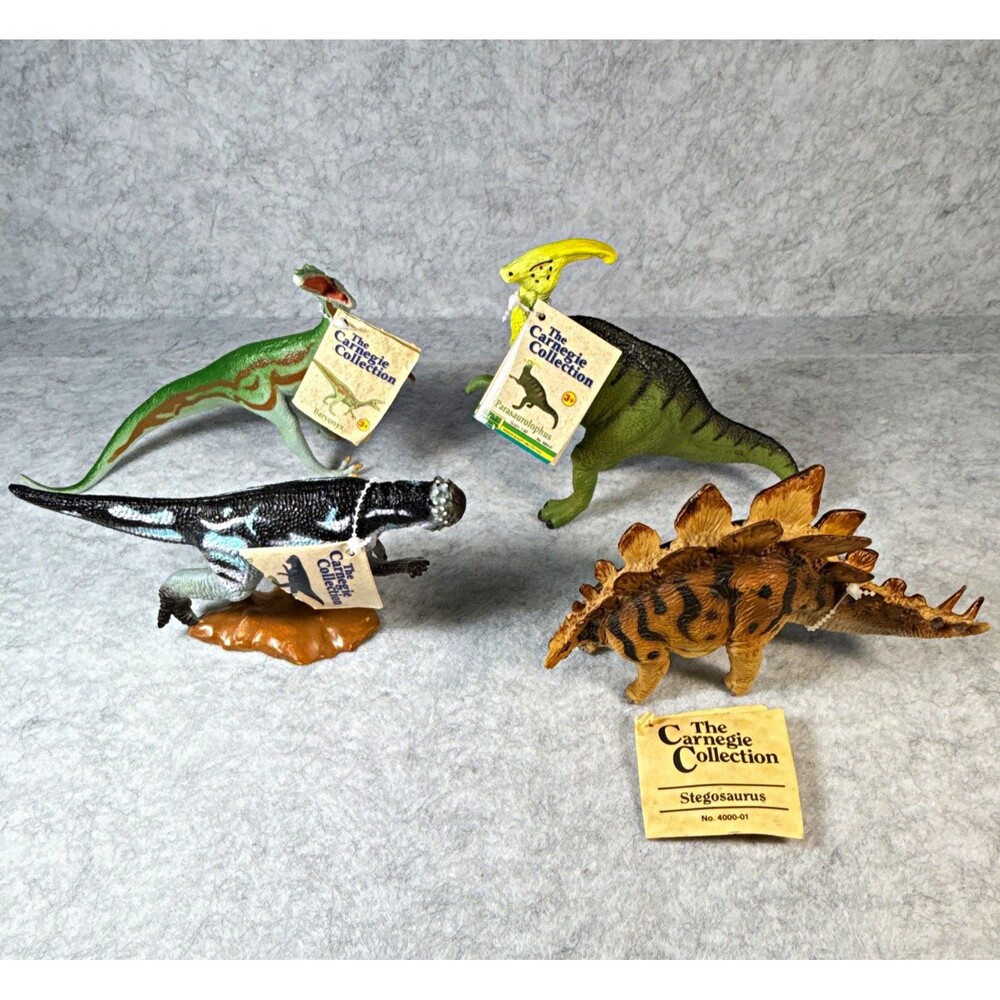 The Carnegie Collection Plastic Dinosaur Figurine Lot * see all pictures